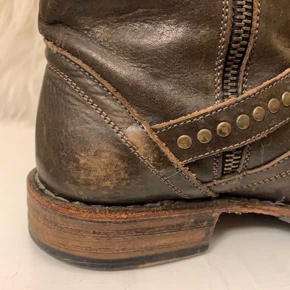 Fiorentini + Baker Eternity Eli Leather Brown Buckle Boots - Picture 9 of 16